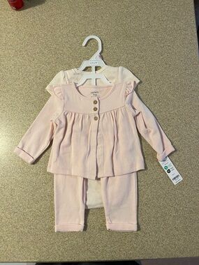 Carter's Light Pink 3 Piece Set